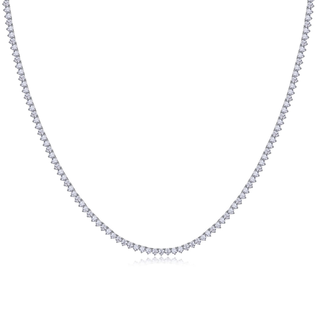 Solitude - A Luxurious And Fashionable Light Luxury Jewelry Necklace Pendant Set With Top-quality Moissanite, S925 Silver-plated Platinum
