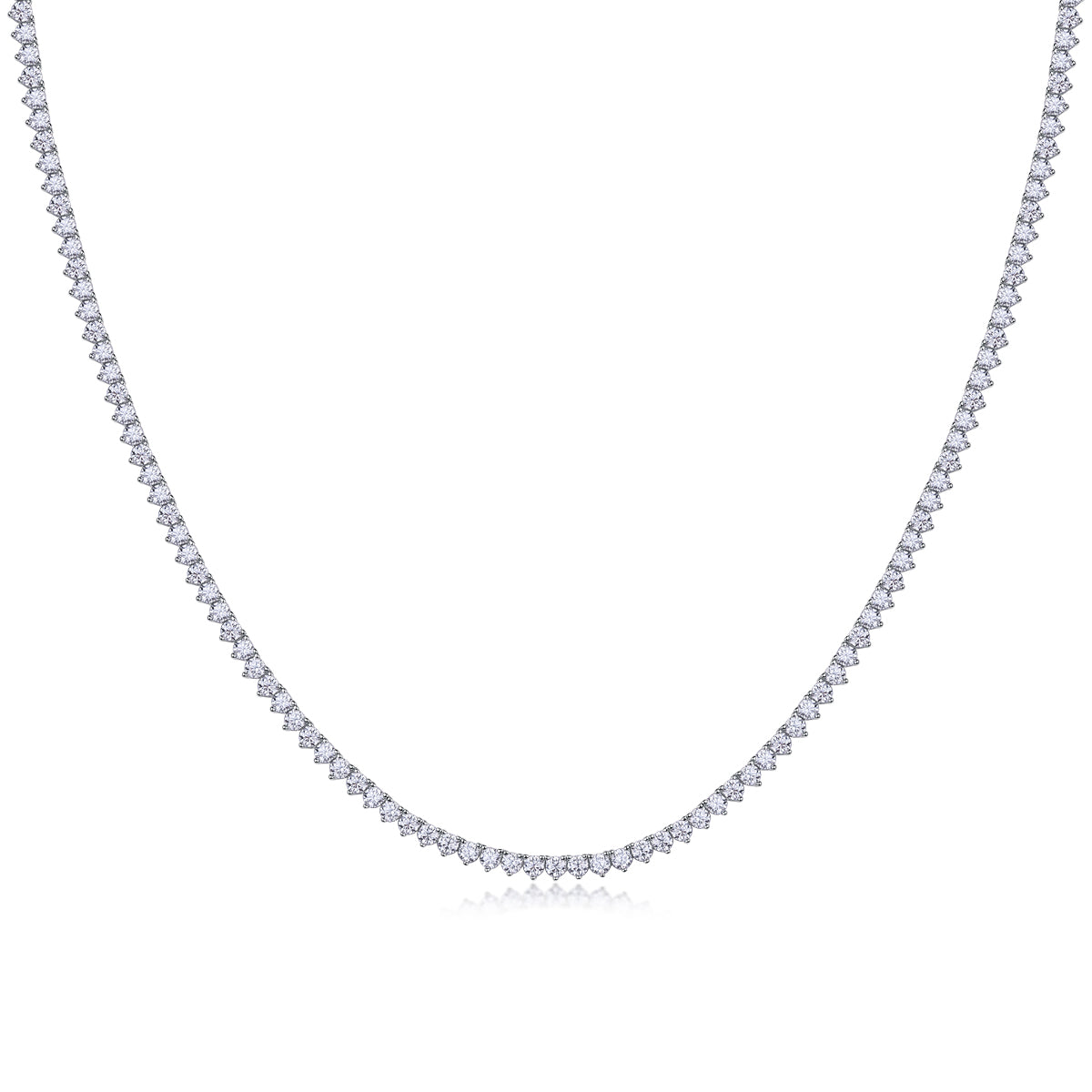 Solitude - A Luxurious And Fashionable Light Luxury Jewelry Necklace Pendant Set With Top-quality Moissanite, S925 Silver-plated Platinum