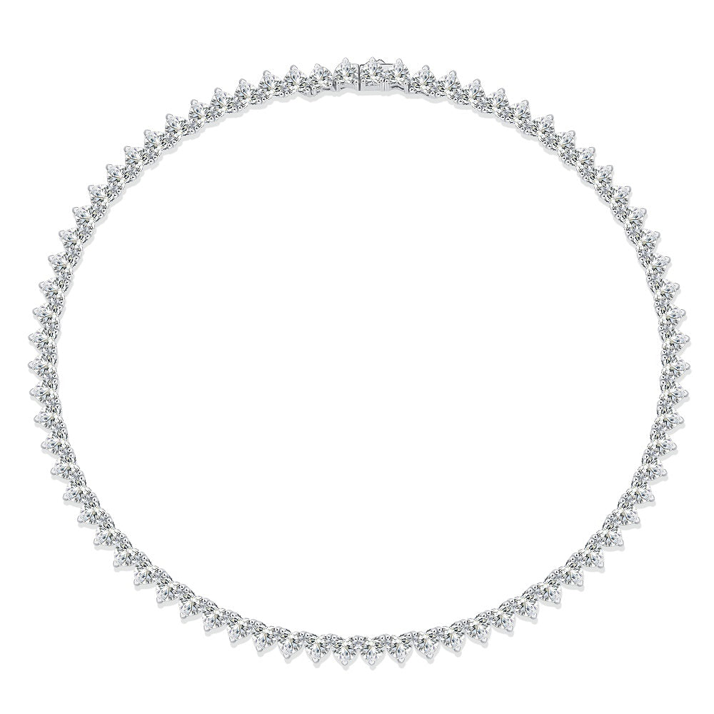 Romantic Gravity - A Luxurious And Fashionable Light Luxury Jewelry Necklace Pendant Set With Top-quality Moissanite, S925 Silver-plated Platinum