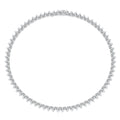 Romantic Gravity - A Luxurious And Fashionable Light Luxury Jewelry Necklace Pendant Set With Top-quality Moissanite, S925 Silver-plated Platinum