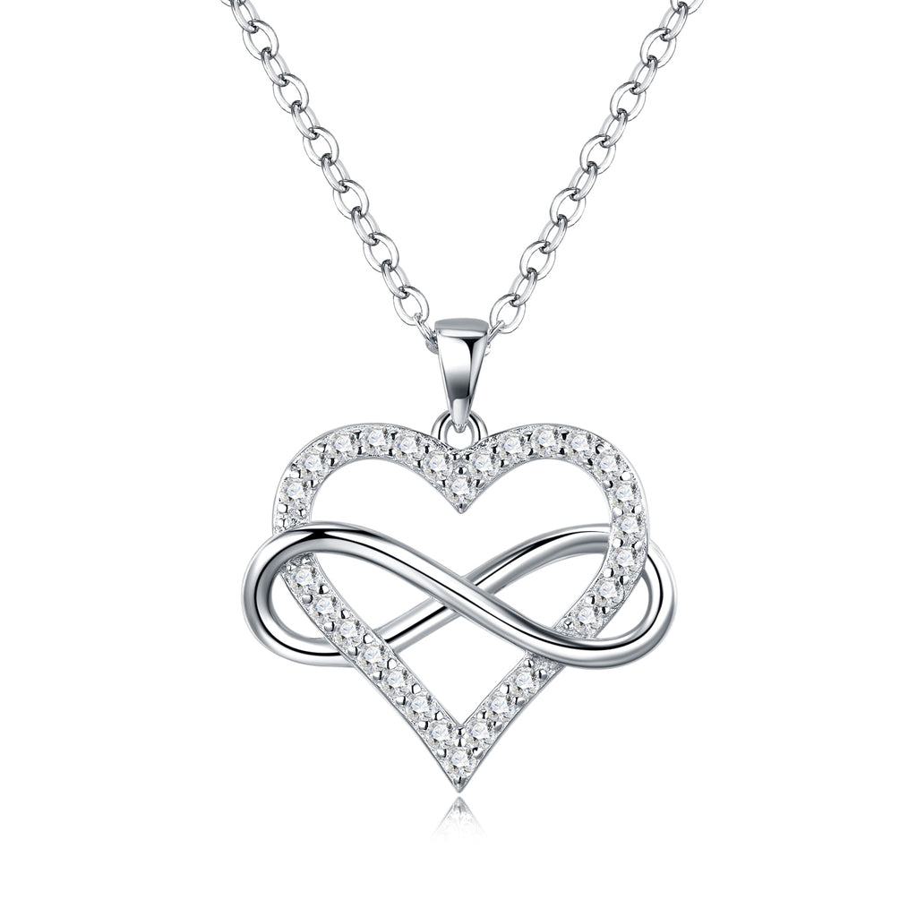 A Luxurious And Fashionable Minimalist Jewelry Pendant Necklace Featuring Top-quality Moissanite, Made Of S925 Silver Electroplated With Platinum.